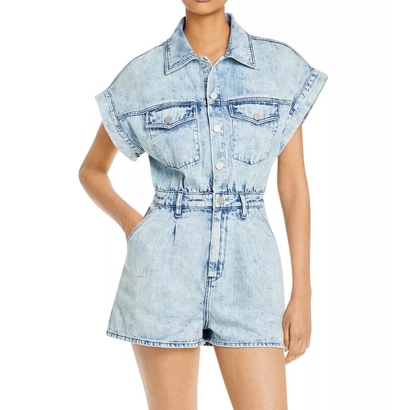 Blank NYC Denim Romper Head Backstage - Picture 3 of 14